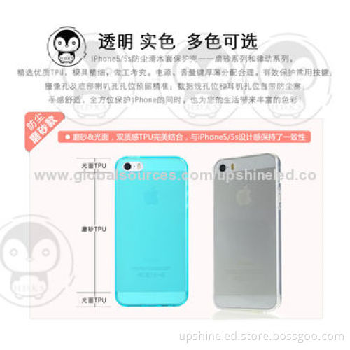 TPU Cases for iPhone 5/5S, Various Colors Available